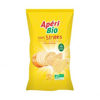 Chips Striées Nature 125 G