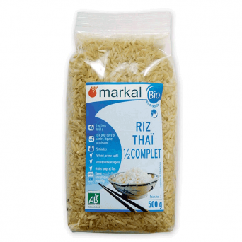 Riz ThaÏ1/2 Complet 500 g BIO